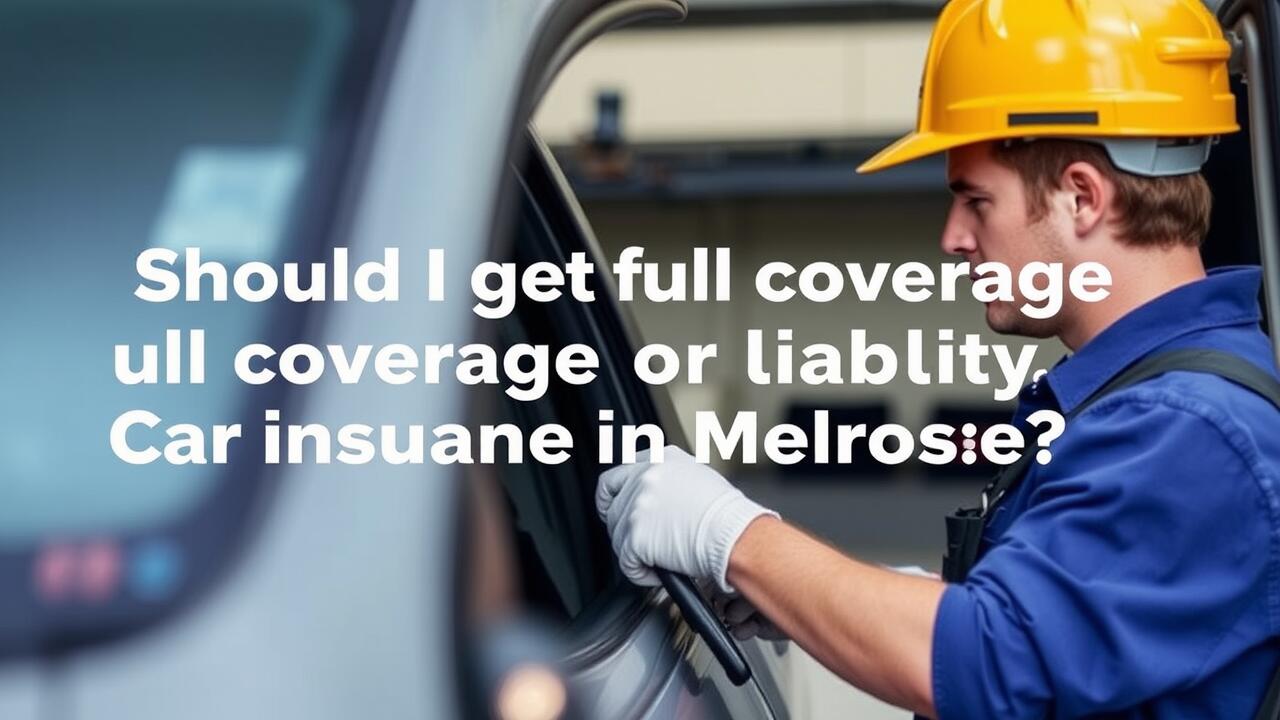 Should I get full coverage or liability Car insurance in Melrose Park?